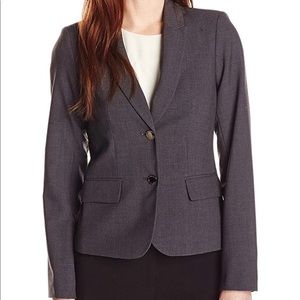 Calvin Klein Classic Fit Blazer - Gray - Size 2